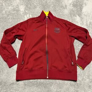 Nike Jacket Mens XL FC Barcelona Track Full Zip Barca Red 478157